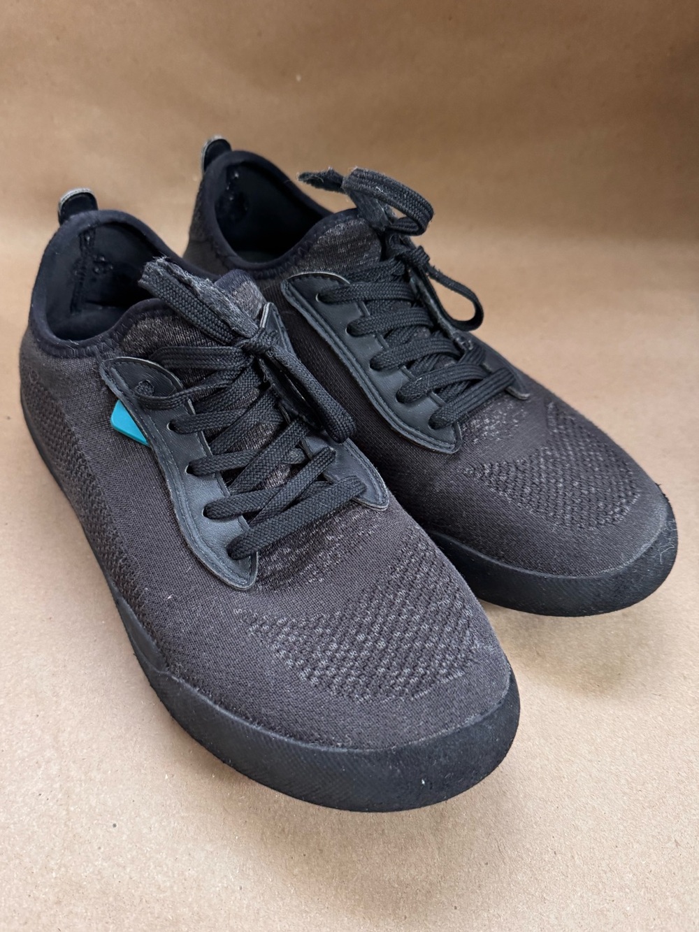 Vessi Black on Black Weekend Waterproof Sneaker. Size 9